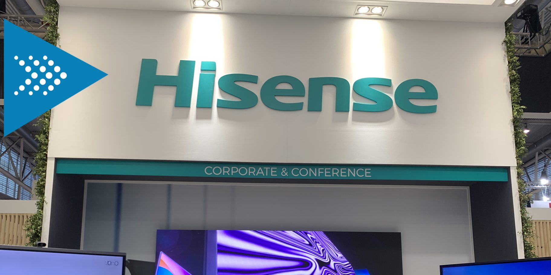 136” LED All-in-one Display. Hisense Commercial Display